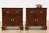 Pair of Vintage Mahogany Nightstands or End Tables, Baker (2)