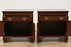 Pair of Vintage Mahogany Nightstands or End Tables, Baker (5)