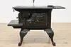 Victorian Antique Cast Iron Kitchen Cook Stove, Peninsular (12)