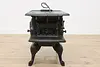 Victorian Antique Cast Iron Kitchen Cook Stove, Peninsular (18)