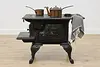 Victorian Antique Cast Iron Kitchen Cook Stove, Peninsular (2)