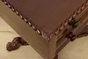 Empire Antique Mahogany Nightstand End Lamp Table, Paw Feet (18)