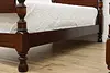 Pair of Georgian Design Vintage Twin Poster Beds, Pineapples (11)