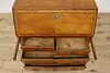 Swedish Antique 1820 Oak & Inlay Office Secretary Desk (10)