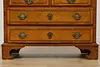 Swedish Antique 1820 Oak & Inlay Office Secretary Desk (14)