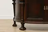 Tudor Design Antique Rosewood & Walnut Demilune Bar Rockford (13)