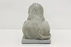 Cultured Stone Lion Vintage Garden or Porch Sculpture (4)