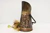 Farmhouse Antique Dutch Copper Fireplace Scuttle Tavern (3)