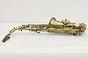 Buescher Antique Brass Alto Saxophone & Case (5)