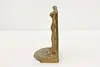 The Angelus after Millet Antique Iron Bookend (3)