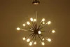 Midcentury Modern Design Sputnik Nickel Light Fixture (3)