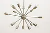 Midcentury Modern Design Sputnik Nickel Light Fixture (7)