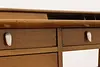 Midcentury Modern Vintage Walnut & Leather Desk, Drexel (30)