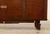 Art Deco Antique Rosewood & Marquetry Sideboard TV Console (11)