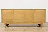 Art Deco Antique Rosewood & Marquetry Sideboard TV Console (16)