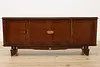 Art Deco Antique Rosewood & Marquetry Sideboard TV Console (7)