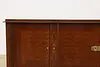 Art Deco Antique Rosewood & Marquetry Sideboard TV Console (8)