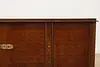 Art Deco Antique Rosewood & Marquetry Sideboard TV Console (9)