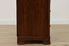 Art Deco Vintage Faux Walnut Tall Boy Dresser or Chest (15)