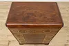 Art Deco Vintage Faux Walnut Tall Boy Dresser or Chest (5)