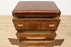 Art Deco Vintage Walnut Highboy Dresser or Tall Chest (5)