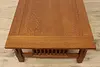 Arts & Crafts Mission Oak Craftsman Vintage Coffee Table (10)