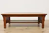 Arts & Crafts Mission Oak Craftsman Vintage Coffee Table (11)