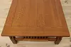 Arts & Crafts Mission Oak Craftsman Vintage Coffee Table (15)