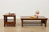 Arts & Crafts Mission Oak Craftsman Vintage Coffee Table (3)