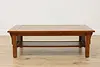 Arts & Crafts Mission Oak Craftsman Vintage Coffee Table (4)