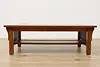 Arts & Crafts Mission Oak Craftsman Vintage Coffee Table (6)