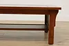 Arts & Crafts Mission Oak Craftsman Vintage Coffee Table (8)