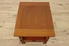 Arts & Crafts or Mission Oak Lamp or End Table, Bowties (6)