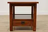 Arts & Crafts or Mission Oak Lamp or End Table, Bowties (7)