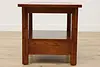 Arts & Crafts or Mission Oak Lamp or End Table, Bowties (9)