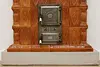 Romanian Antique Architectural Salvage Tile Stove Surround (10)