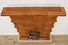 Romanian Antique Architectural Salvage Tile Stove Surround (7)