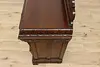 Renaissance Antique Oak Sideboard Buffet Bar, Tavern Scenes (23)