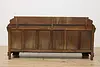 Renaissance Antique Oak Sideboard Buffet Bar, Tavern Scenes (24)