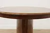 Italian Art Deco Faux Burl 6' Oval Dining Table & Leaf (11)