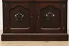 Victorian Antique Carved Walnut & Marble Sideboard or Bar (12)