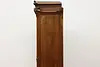 Art Nouveau French Antique Walnut Armoire Wardrobe & Mirror (18)