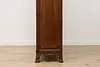 Art Nouveau French Antique Walnut Armoire Wardrobe & Mirror (19)