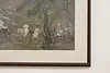 Asian Warriors in Mountains Vintage Original Print 48.5" (7)