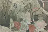 Asian Warriors in Mountains Vintage Original Print 48.5" (8)