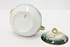 French Antique Limoges Painted Porcelain Covered Dish (13)