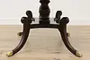 Georgian Design Antique Mahogany Oval Breakfast Dining Table (11)