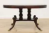 Georgian Design Antique Mahogany Oval Breakfast Dining Table (12)