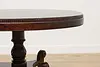 Georgian Design Antique Mahogany Oval Breakfast Dining Table (14)