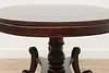 Georgian Design Antique Mahogany Oval Breakfast Dining Table (18)